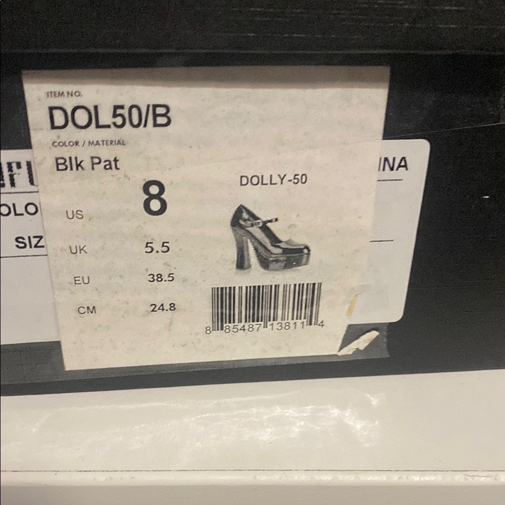 Black Patent Women's Shoes 3.5 inch